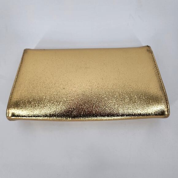 Vintage Gold Metallic Clutch Purse - Picture 2 of 14